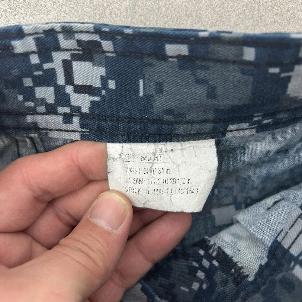 US Navy NWU‎ Type I Uniform Set Mens ST Blue Digital Camo Shirt Cargo Pants
